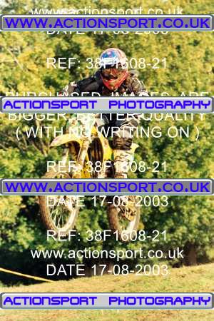 Photo: 38F1608-21 ActionSport Photography 17/08/2003 Moredon MX Aces of Motocross - Farleigh Castle _4_BW85s #28