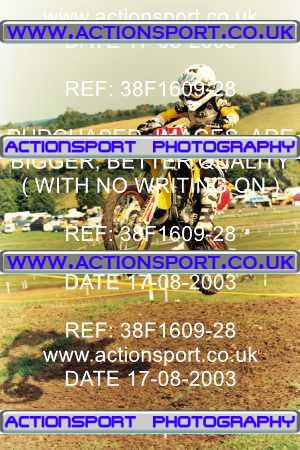 Photo: 38F1609-28 ActionSport Photography 17/08/2003 Moredon MX Aces of Motocross - Farleigh Castle _5_SW85s #7