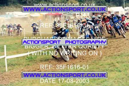 Photo: 38F1616-01 ActionSport Photography 17/08/2003 Moredon MX Aces of Motocross - Farleigh Castle _2_AMX-B #88