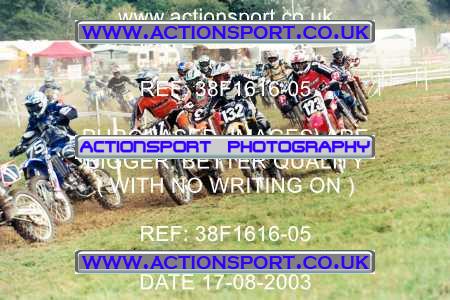 Photo: 38F1616-05 ActionSport Photography 17/08/2003 Moredon MX Aces of Motocross - Farleigh Castle _2_AMX-B #117