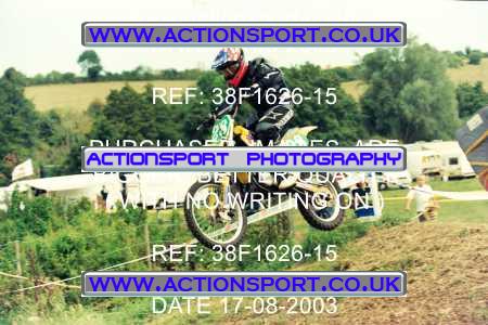 Photo: 38F1626-15 ActionSport Photography 17/08/2003 Moredon MX Aces of Motocross - Farleigh Castle _4_BW85s #28