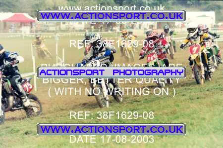 Photo: 38F1629-08 ActionSport Photography 17/08/2003 Moredon MX Aces of Motocross - Farleigh Castle _5_SW85s #7