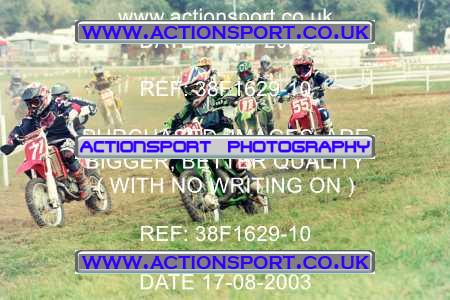 Photo: 38F1629-10 ActionSport Photography 17/08/2003 Moredon MX Aces of Motocross - Farleigh Castle _5_SW85s #71