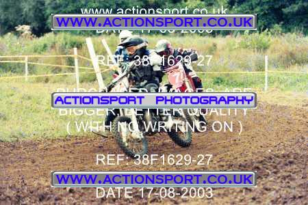 Photo: 38F1629-27 ActionSport Photography 17/08/2003 Moredon MX Aces of Motocross - Farleigh Castle _5_SW85s #71