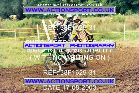 Photo: 38F1629-31 ActionSport Photography 17/08/2003 Moredon MX Aces of Motocross - Farleigh Castle _5_SW85s #98