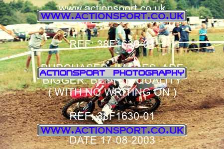 Photo: 38F1630-01 ActionSport Photography 17/08/2003 Moredon MX Aces of Motocross - Farleigh Castle _5_SW85s #41