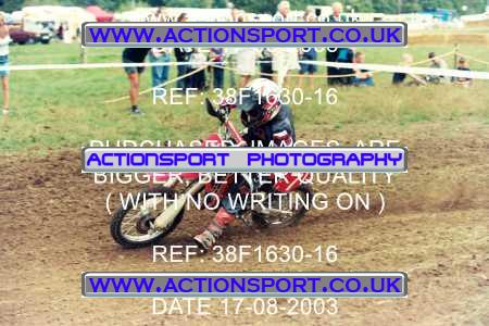 Photo: 38F1630-16 ActionSport Photography 17/08/2003 Moredon MX Aces of Motocross - Farleigh Castle _5_SW85s #71