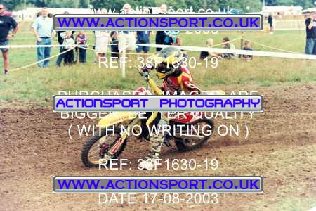 Photo: 38F1630-19 ActionSport Photography 17/08/2003 Moredon MX Aces of Motocross - Farleigh Castle _5_SW85s #2