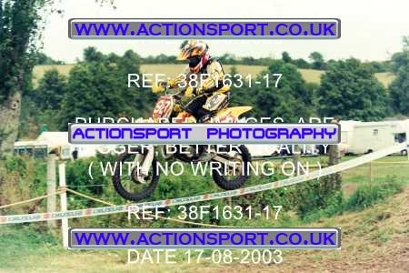 Photo: 38F1631-17 ActionSport Photography 17/08/2003 Moredon MX Aces of Motocross - Farleigh Castle _5_SW85s #98