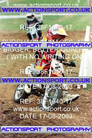 Photo: 38F1640-17 ActionSport Photography 17/08/2003 Moredon MX Aces of Motocross - Farleigh Castle _7_Autos #2