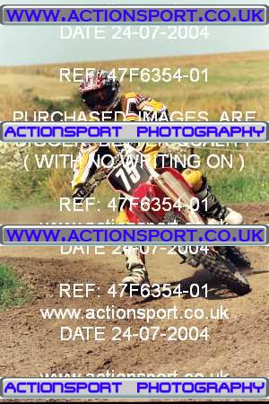 Photo: 47F6354-01 ActionSport Photography 24/07/2004 East Kent SSC - Joyce Green _1_AMX_Seniors #75