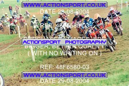 Photo: 48F6580-03 ActionSport Photography 29/08/2004 AMCA Tormarton MXC - Farleigh Castle _3_InterJuniors #9990