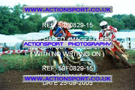 Photo: 59F0829-15 ActionSport Photography 25/09/2005 Portsmouth MXC - Culham _7_AMX #27