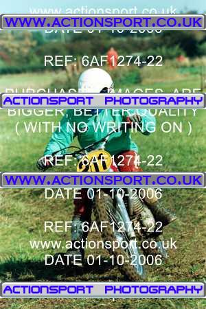 Photo: 6AF1274-22 ActionSport Photography 01/10/2006 Pre65 Motocross - Marks Tey  _0_SolosPractice #211