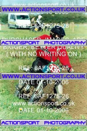 Photo: 6AF1275-26 ActionSport Photography 01/10/2006 Pre65 Motocross - Marks Tey  _0_SolosPractice #336