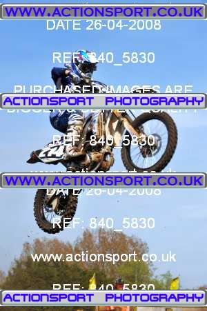 Photo: 840_5830 ActionSport Photography 26/04/2008 ACU BYMX National - Mildenhall  _4_Open