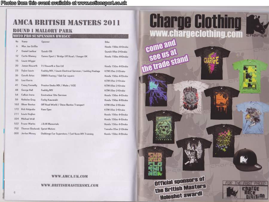 Event programme page