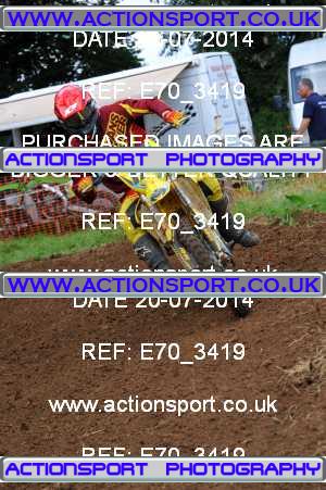 Photo: E70_3419 ActionSport Photography 20/07/2014 AMCA North Wilts MC  [Vets & Twostroke Championship]- Spirt Hill  _1_Vets_Championship #171