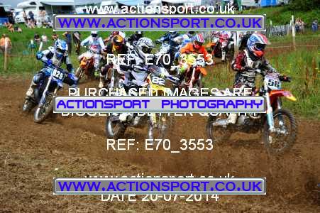 Photo: E70_3553 ActionSport Photography 20/07/2014 AMCA North Wilts MC  [Vets & Twostroke Championship]- Spirt Hill  _2_MX1Juniors #56