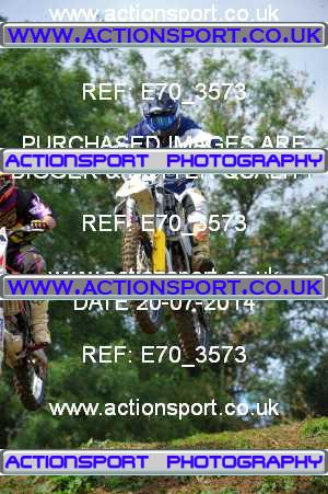 Photo: E70_3573 ActionSport Photography 20/07/2014 AMCA North Wilts MC  [Vets & Twostroke Championship]- Spirt Hill  _2_MX1Juniors #25