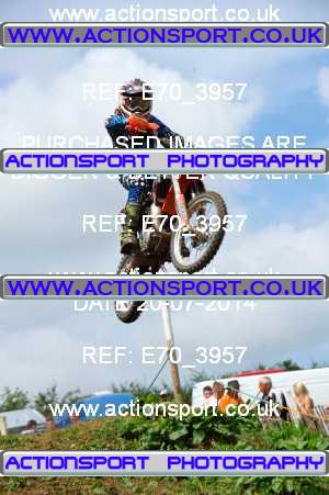 Photo: E70_3957 ActionSport Photography 20/07/2014 AMCA North Wilts MC  [Vets & Twostroke Championship]- Spirt Hill  _4_MX2Juniors #454