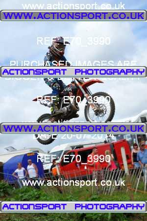Photo: E70_3990 ActionSport Photography 20/07/2014 AMCA North Wilts MC  [Vets & Twostroke Championship]- Spirt Hill  _4_MX2Juniors #454