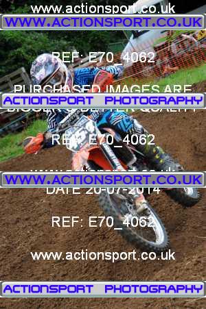 Photo: E70_4062 ActionSport Photography 20/07/2014 AMCA North Wilts MC  [Vets & Twostroke Championship]- Spirt Hill  _4_MX2Juniors #454