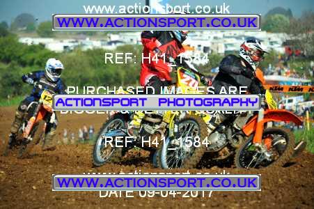 Photo: H41_1584 ActionSport Photography 09/04/2017 AMCA Dursley MXC [MX1 MX2 Vets Twostroke Championship] - Minchinhampton  _2_Vets_Qualifying #38