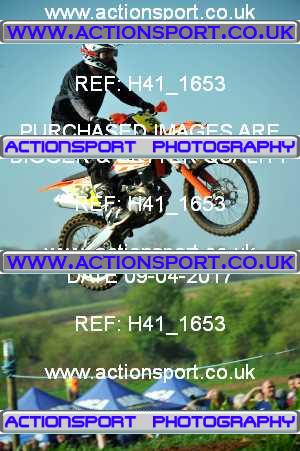 Photo: H41_1653 ActionSport Photography 09/04/2017 AMCA Dursley MXC [MX1 MX2 Vets Twostroke Championship] - Minchinhampton  _2_Vets_Qualifying #38