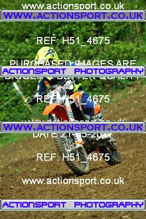 Photo: H51_4675 ActionSport Photography 21/05/2017 AMCA Dursley MX - Nympsfield  _4_Inters #71