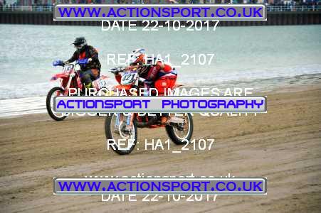 Photo: HA1_2107 ActionSport Photography 22/10/2017 AMCA Purbeck MXC Weymouth Beach Race  _1_Juniors #113